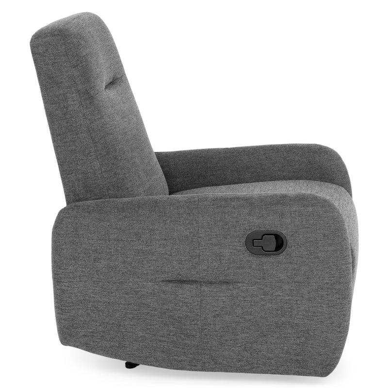 SAN ANTONIO Fotoliu cu recliner manual, stofă