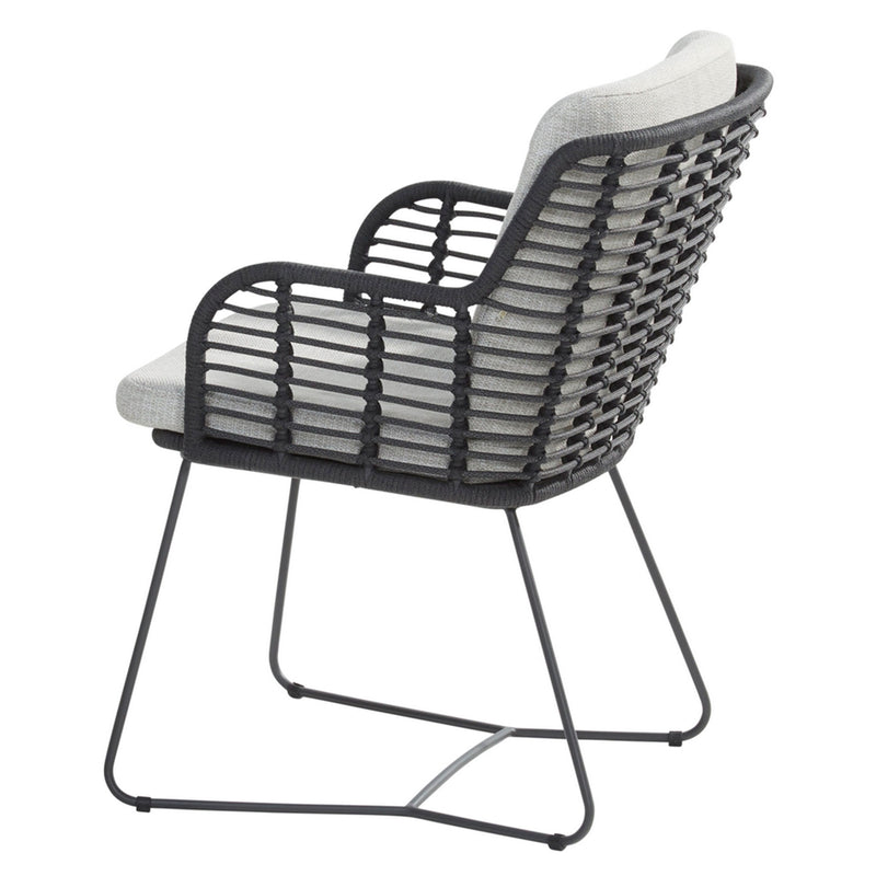 PRADO/FABRICE Set mobilier terasă/grădină, 6 scaune și masă
