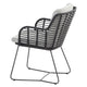 PRADO/FABRICE Set mobilier terasă/grădină, 6 scaune și masă