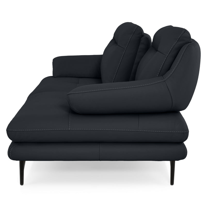 ADISA Canapea 3 locuri, mecanism spătar, piele