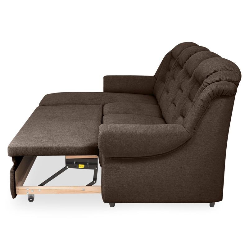 VELTEN Colțar extensibil, șezlong stânga/dreapta, stofă