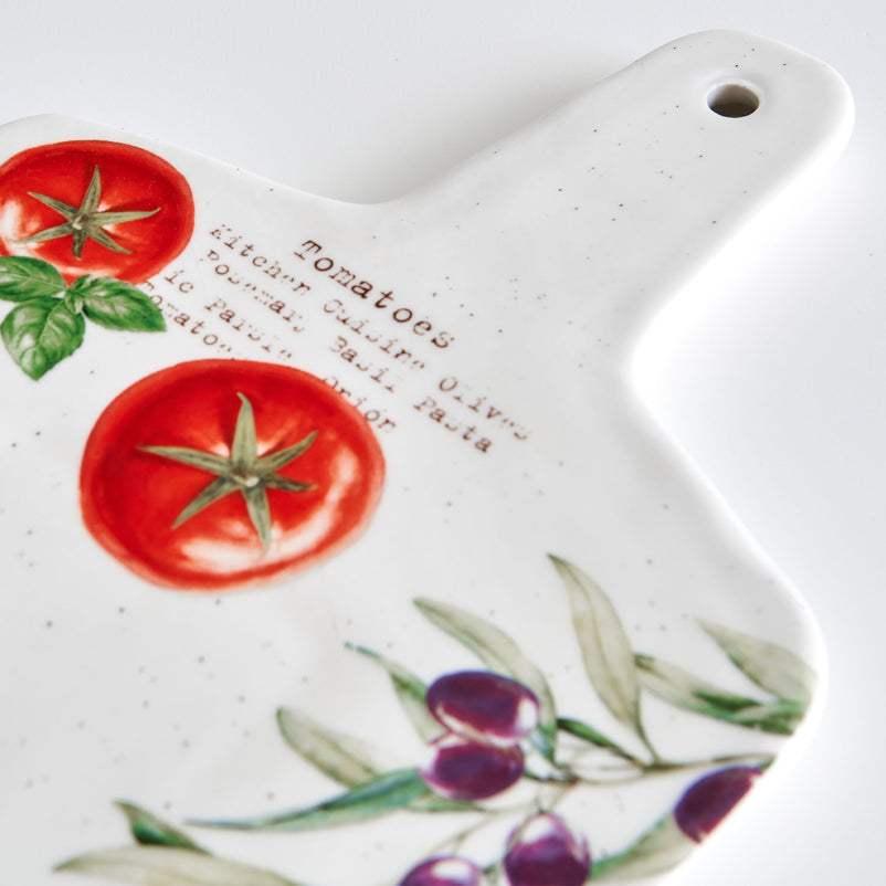 HOME AND KICHEN Platou servire brânzeturi, porțelan, L.35cm