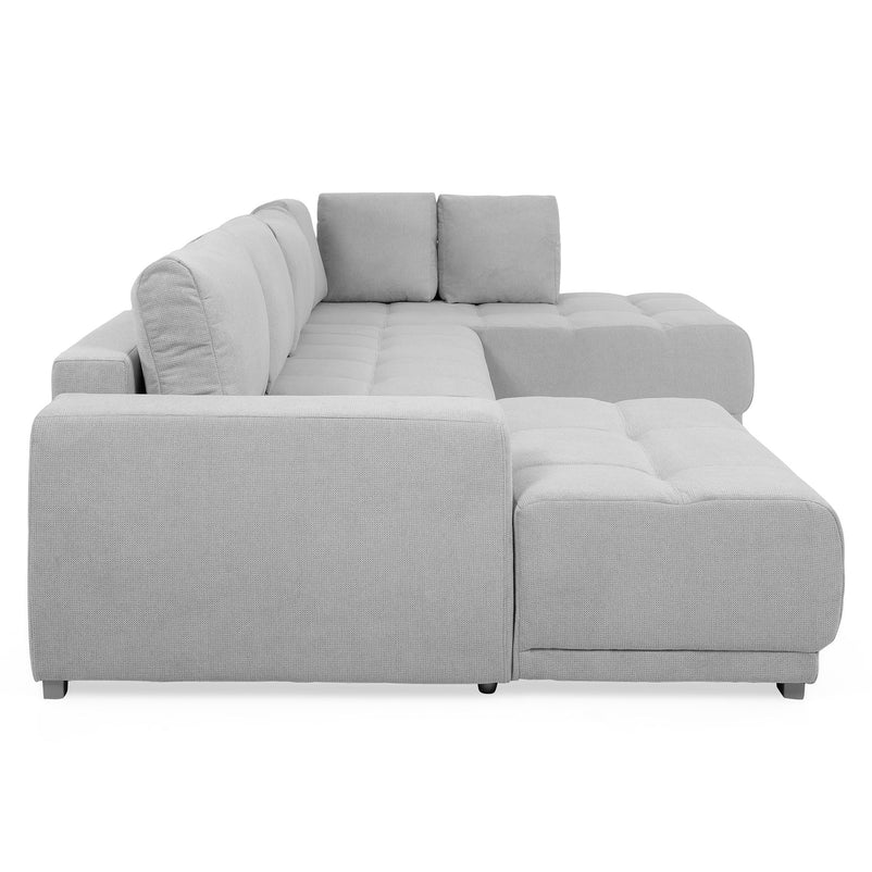 MONZA Ansamblu colțar extensibil stânga/dreapta, stofă