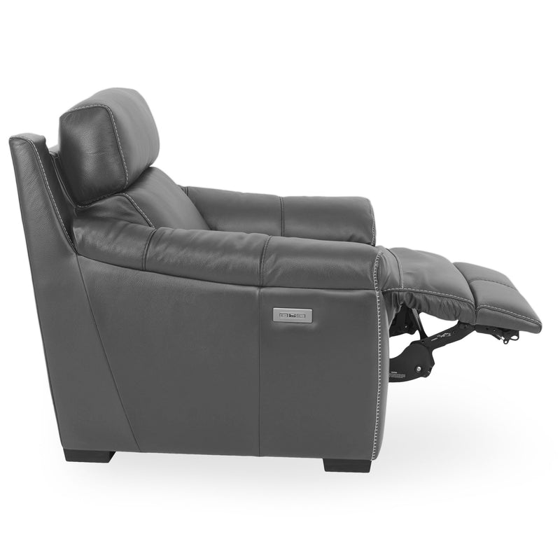 THOMSON Fotoliu cu recliner electric și mecanism tetieră, piele