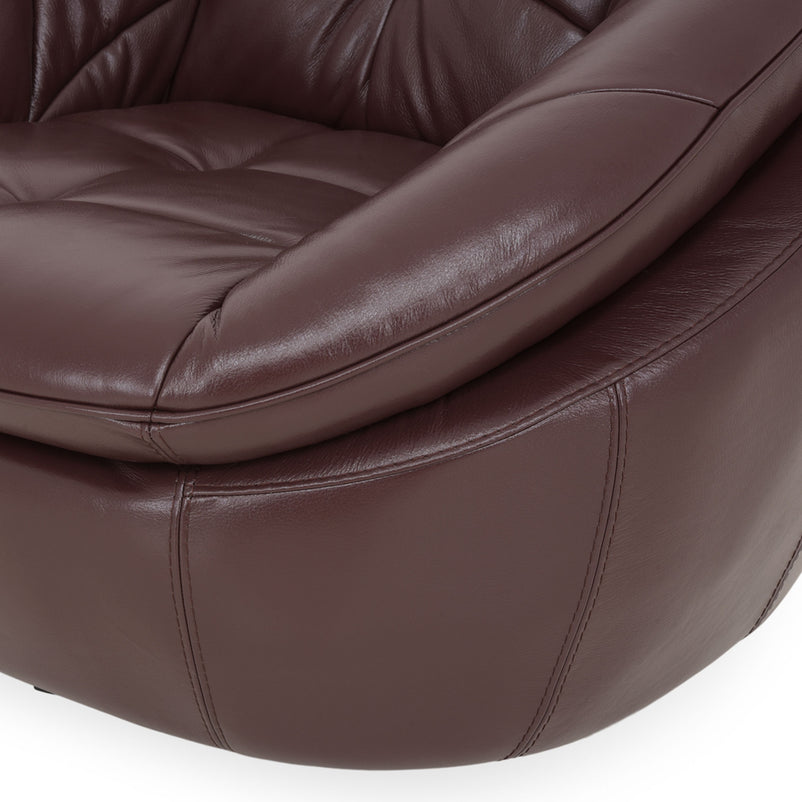 CHICAGO Fotoliu rotativ, piele