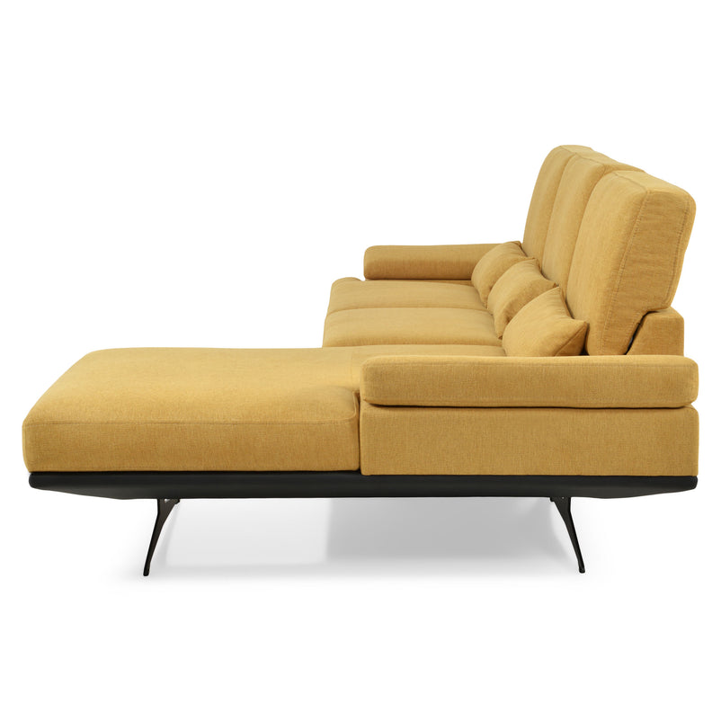 ANCONA Colțar șezlong stânga/dreapta, mecanism spătare, stofă