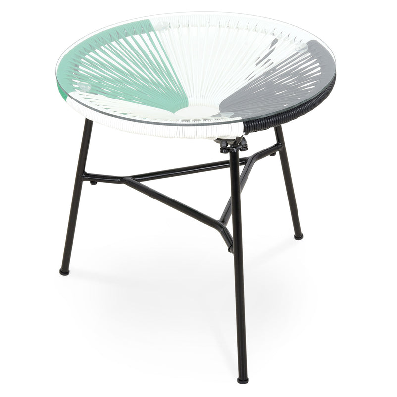 CORFU Set mobilier terasă/grădină 2 fotolii, canapea și măsuță