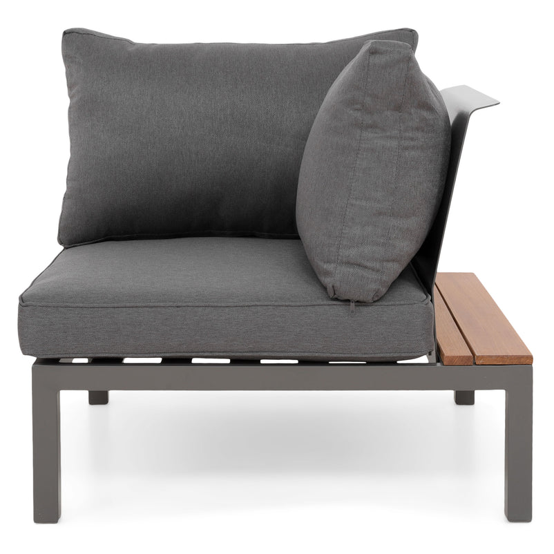 MARLI Set mobilier terasă/grădină, colțar 5 piese