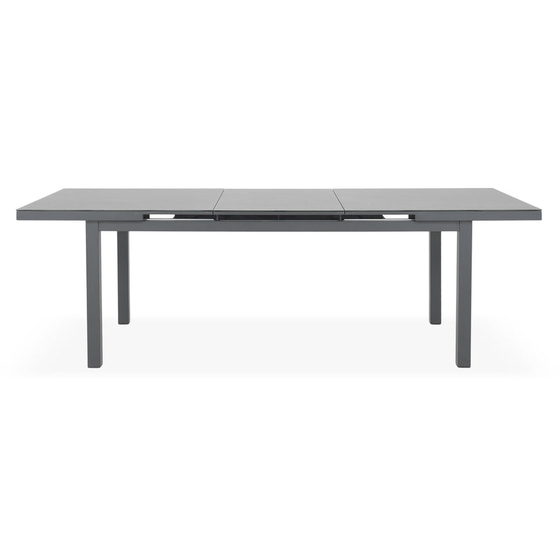 BAKU Set mobilier terasă/grădină, 6 scaune și masă extensibilă