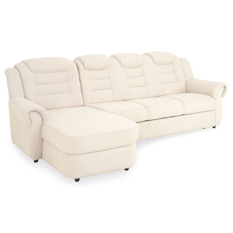 VELTEN Colțar extensibil, șezlong stânga/dreapta, stofă