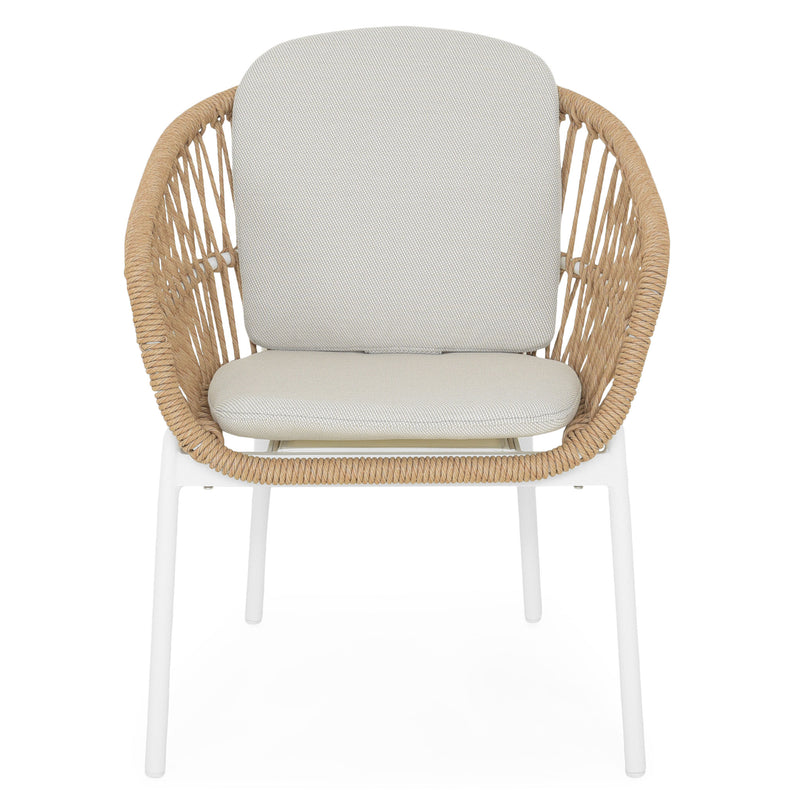 BARI Set mobilier terasă/grădină, 6 scaune și masă