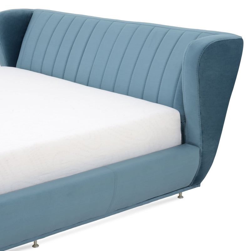 TOSCANA Pat tapițat, 180x200, somieră rabatabilă și ladă depozitare incluse