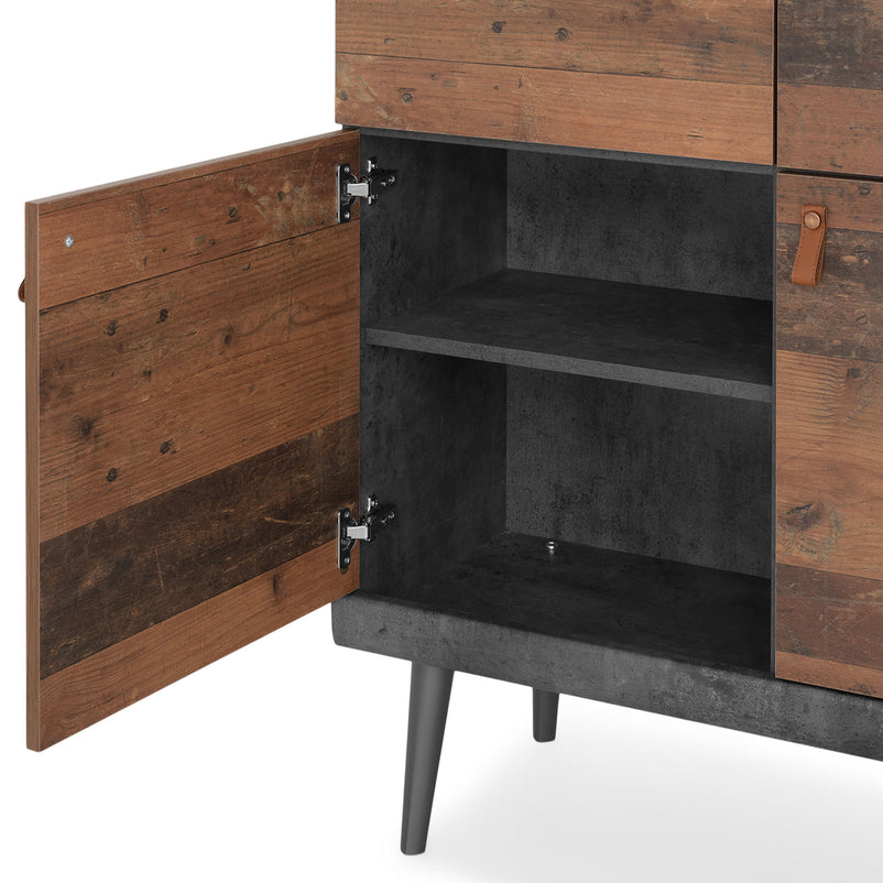 BERGEN Comodă 4 uși