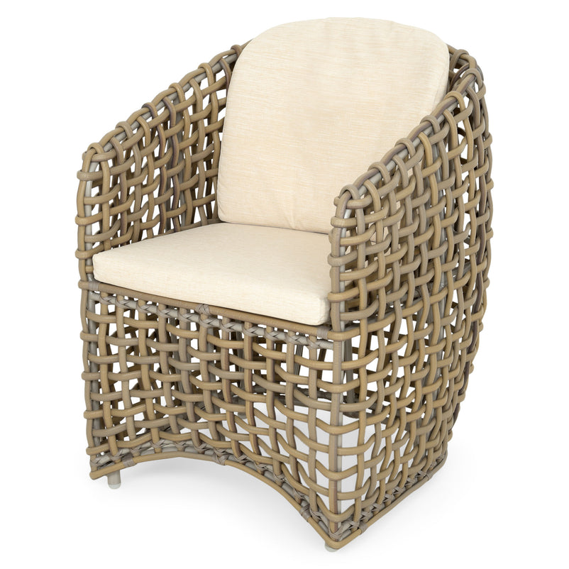 DINASTY Set mobilier terasă/grădină, 6 scaune și masă