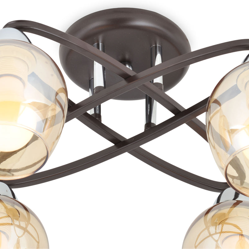 BRINDA Plafonieră 4x60W E27