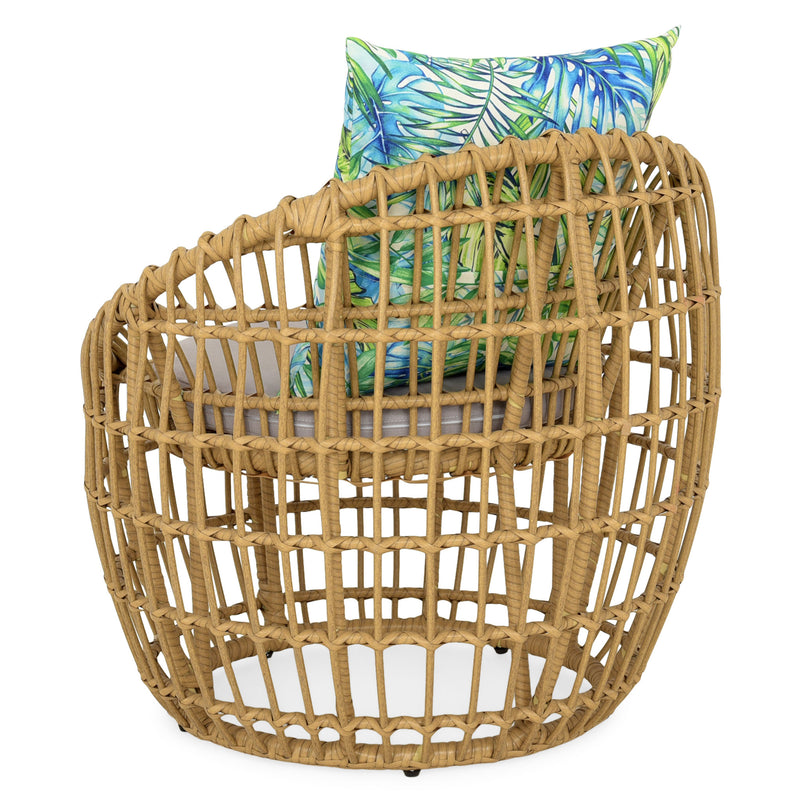 ALMADA Set mobilier terasă/grădină, 2 fotolii și măsuță