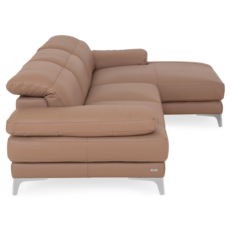 NATUZZI EDITIONS BLISS Colțar șezlong stânga/dreapta, mecanism brațe și tetiere, piele