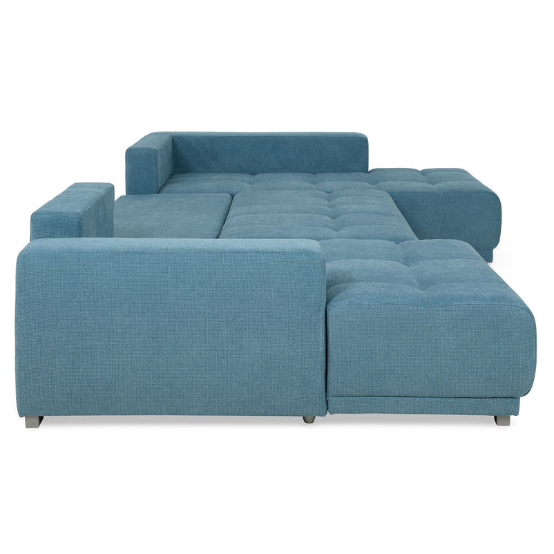 MONZA Ansamblu colțar extensibil stânga/dreapta, stofă