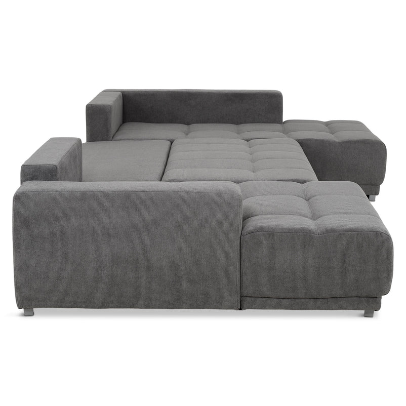 MONZA Ansamblu colțar extensibil stânga/dreapta, stofă