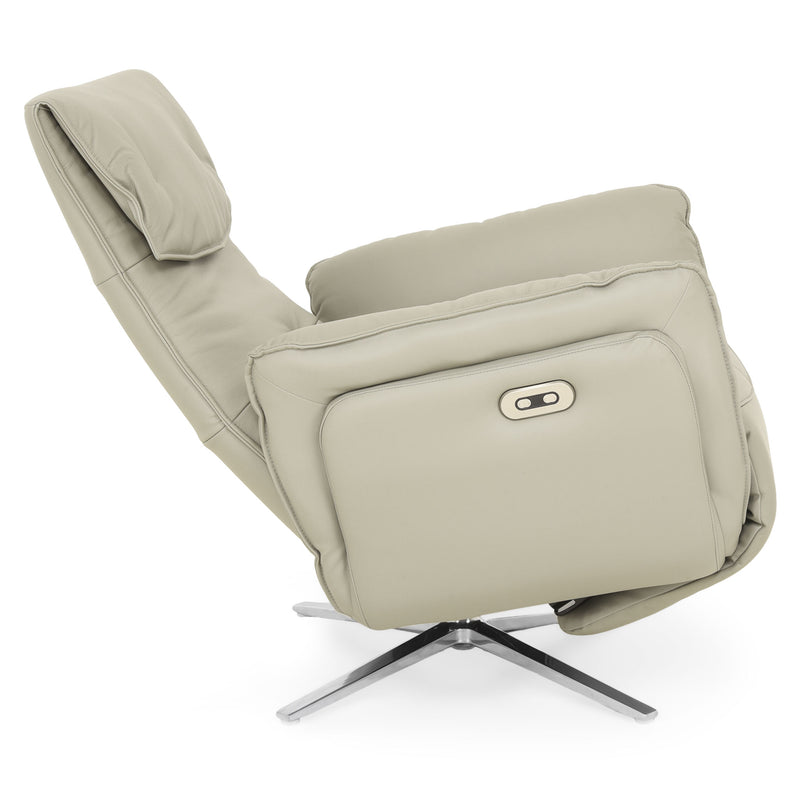 ALDWIN Fotoliu cu recliner electric, piele