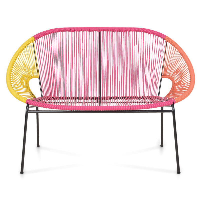 CORFU Set mobilier terasă/grădină 2 fotolii, canapea și măsuță