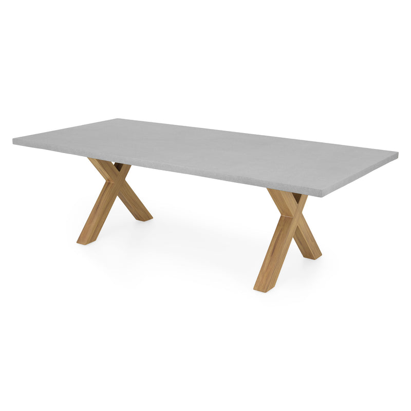 ALESSIA Set mobilier terasă/grădină, 8 scaune și masă