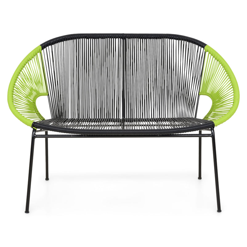 CORFU Set mobilier terasă/grădină 2 fotolii, canapea și măsuță