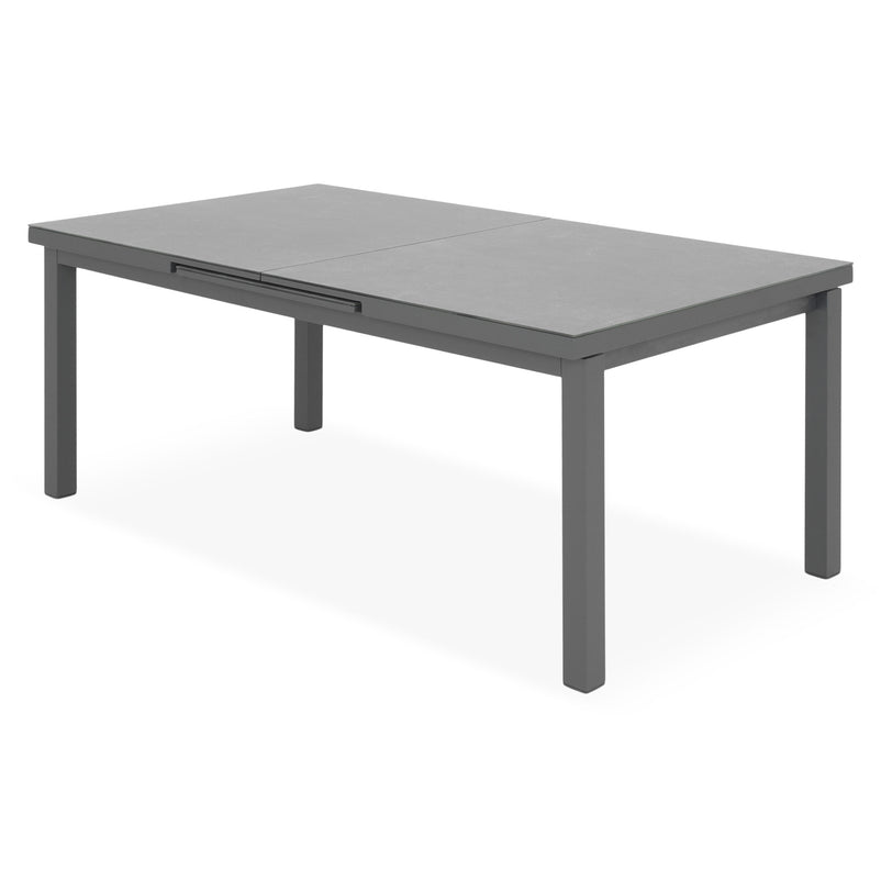 BAKU Set mobilier terasă/grădină, 6 scaune și masă extensibilă