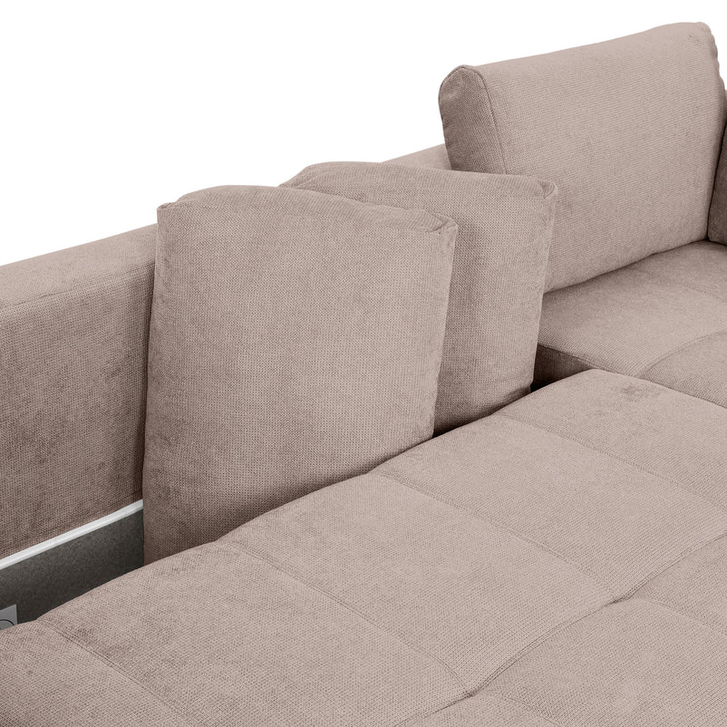 MONZA Colțar extensibil, șezlong stânga/dreapta, stofă