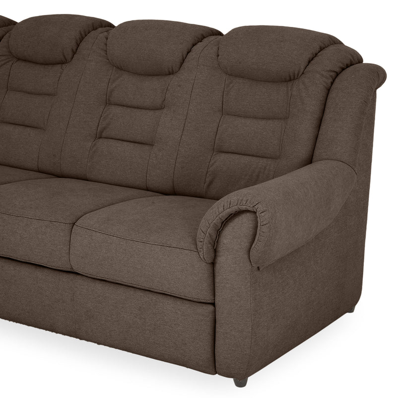 VELTEN Colțar extensibil, șezlong stânga/dreapta, stofă