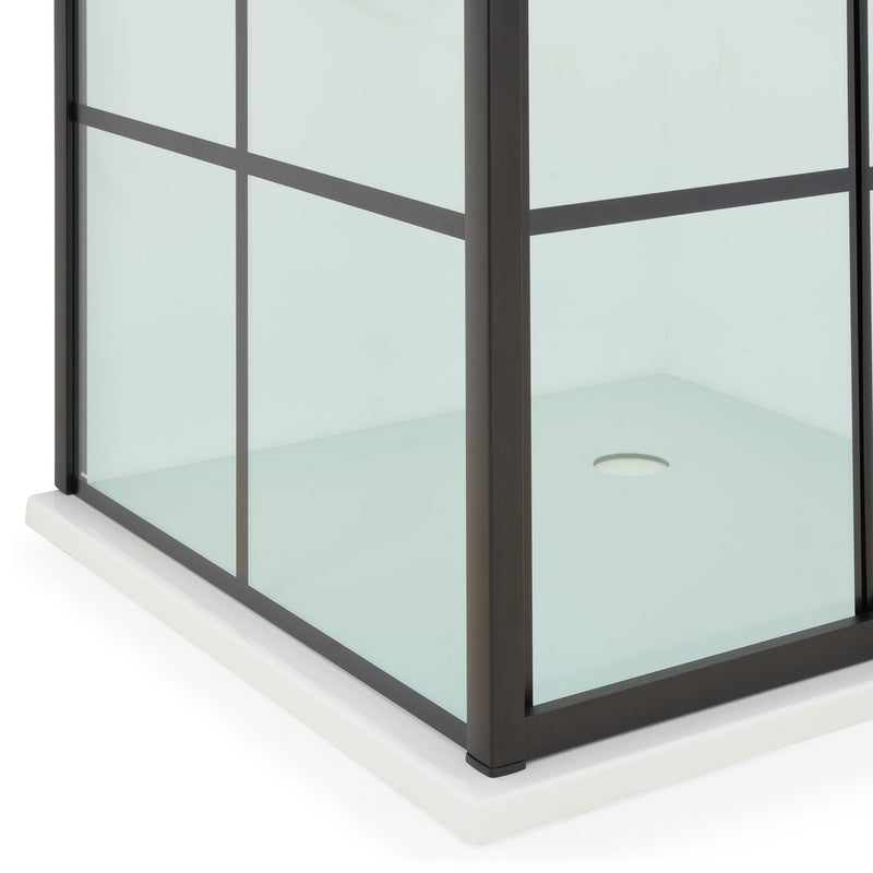 SUNRISE Sistem dus, 90x90cm, sticla