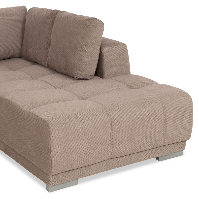 MONZA Ansamblu colțar extensibil stânga/dreapta, stofă