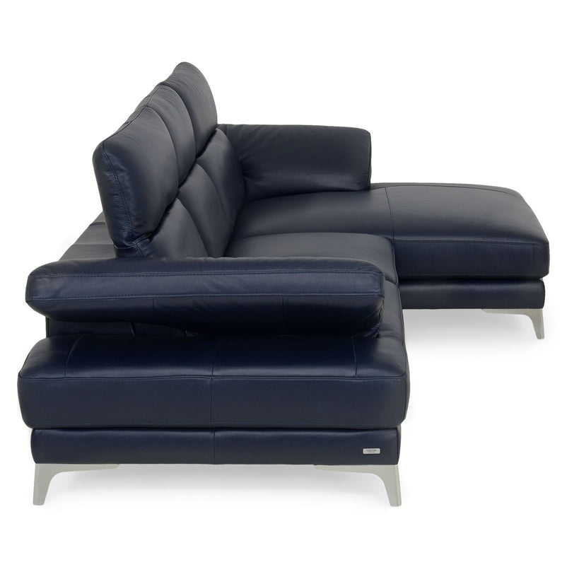 NATUZZI EDITIONS BLISS Colțar șezlong stânga/dreapta, mecanism brațe și tetiere, piele