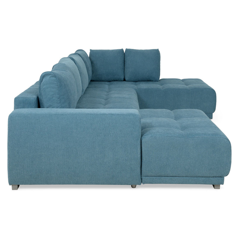 MONZA Ansamblu colțar extensibil stânga/dreapta, stofă