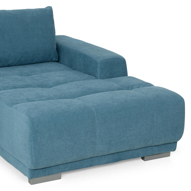 MONZA Colțar extensibil, 3 locuri, șezlong stânga/dreapta, stofă