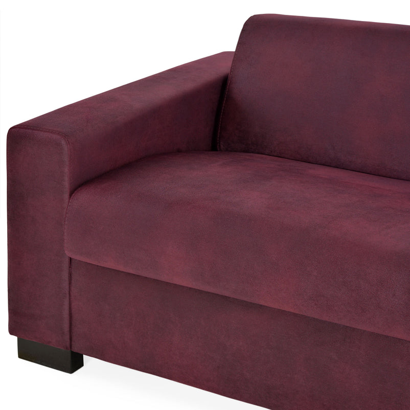 LYON Canapea 3 locuri extensibilă, stofă