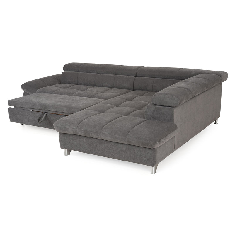 SHANE Colțar extensibil, șezlong stânga/dreapta, stofă