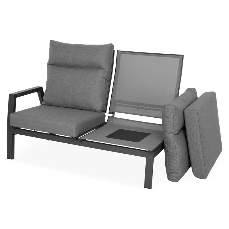 SALZBURG Set mobilier terasă/grădină, 2 canapele