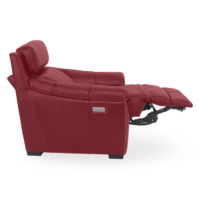 THOMSON Fotoliu cu recliner electric și mecanism tetieră, piele