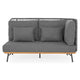COTTAGE/CANCUN Set mobilier terasă/grădină, 2 canapele, 1 element colț, 1 element central, 1 măsuță de cafea