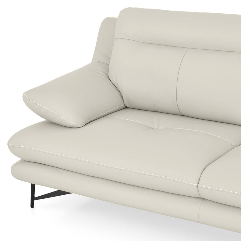 ADISA Canapea 3 locuri, mecanism spătar, piele