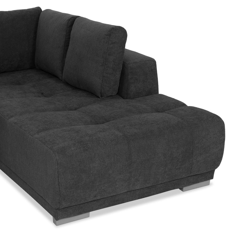 MONZA Ansamblu colțar extensibil stânga/dreapta, stofă