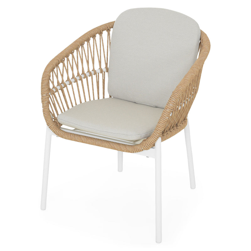 BARI Set mobilier terasă/grădină, 6 scaune și masă