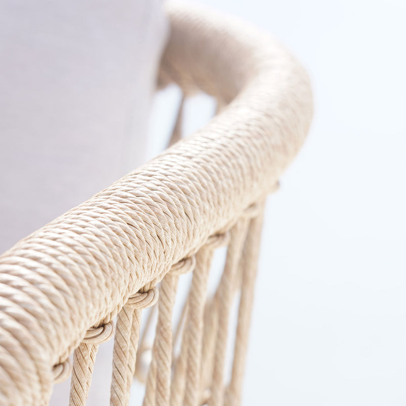 BARI Set mobilier terasă/grădină, 6 scaune și masă