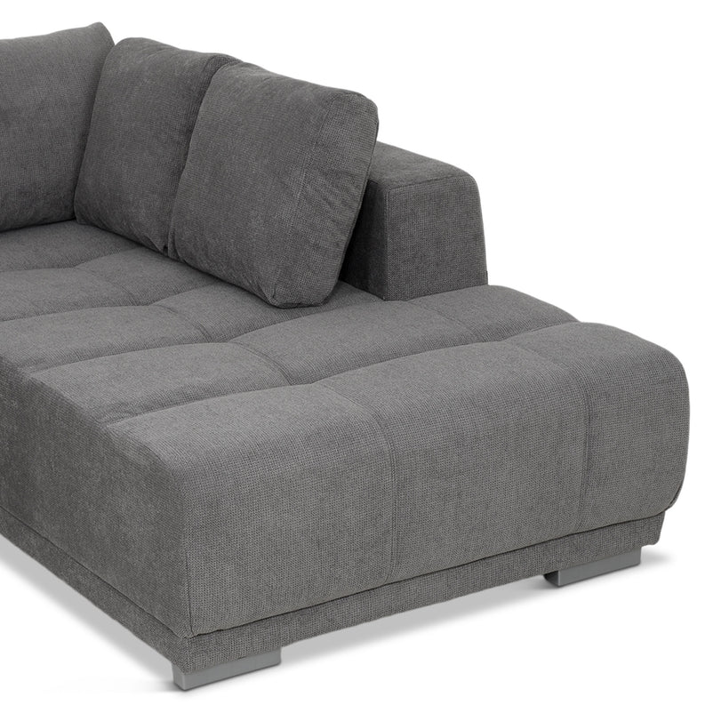 MONZA Ansamblu colțar extensibil stânga/dreapta, stofă