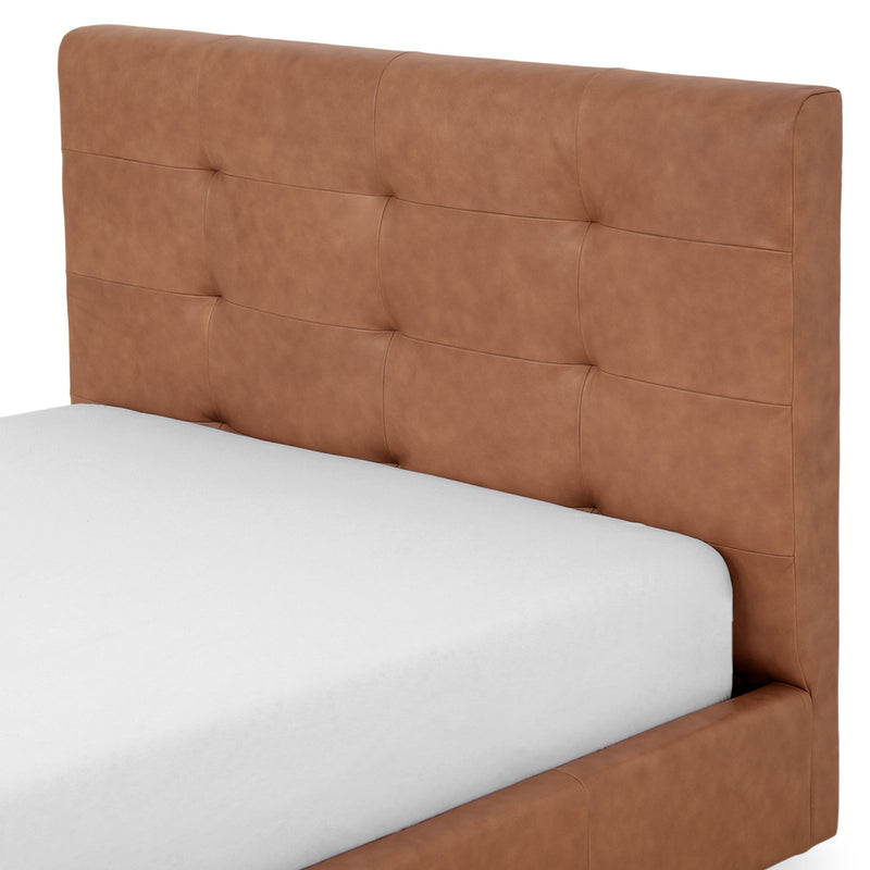 BRUGES Pat tapițat, 140x200cm, somieră rabatabilă