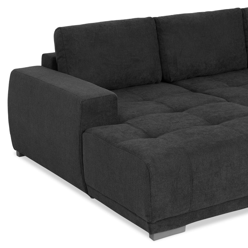 MONZA Ansamblu colțar extensibil stânga/dreapta, stofă