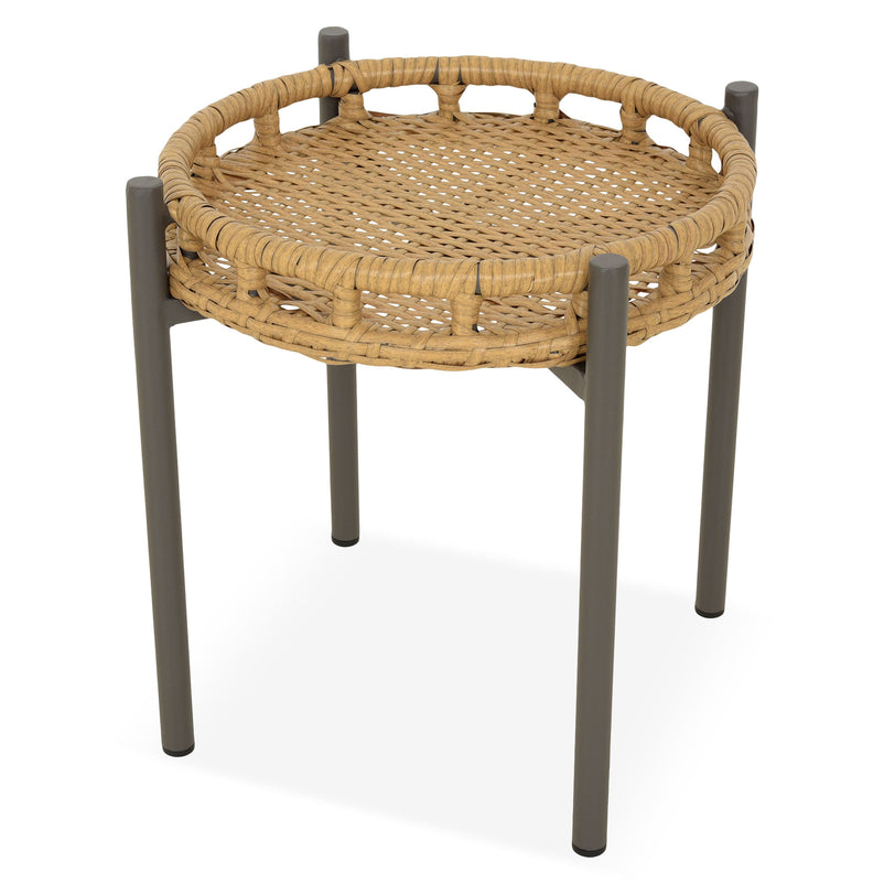 ALMADA Set mobilier terasă/grădină, 2 fotolii și măsuță