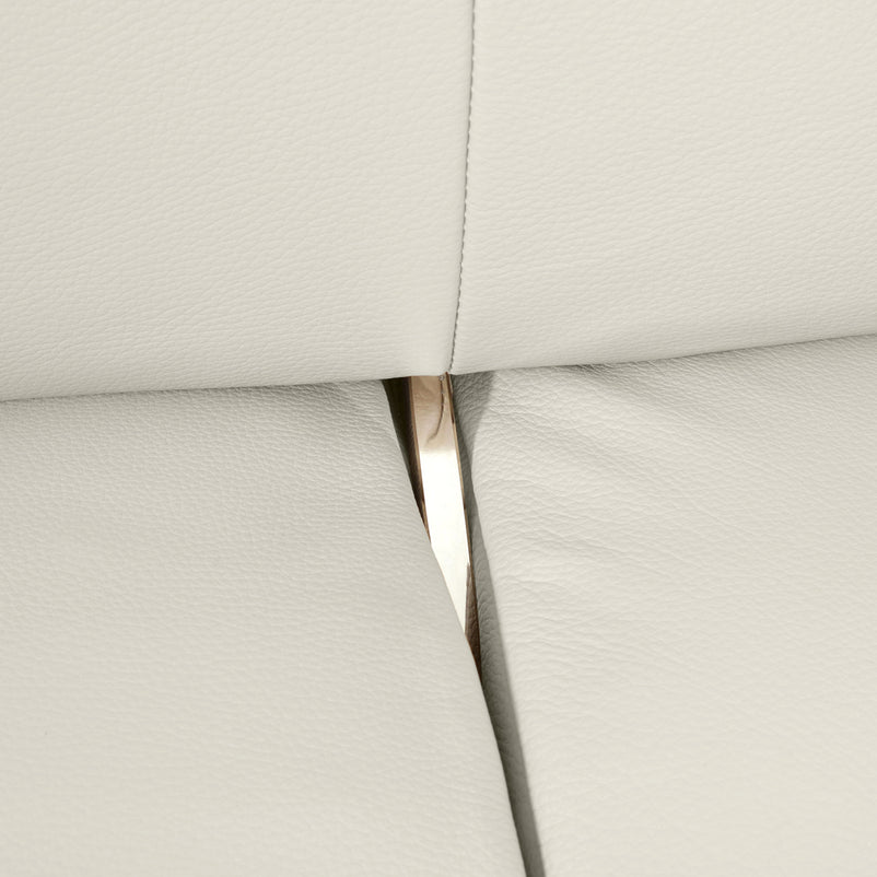 ADISA Canapea 3 locuri, mecanism spătar, piele