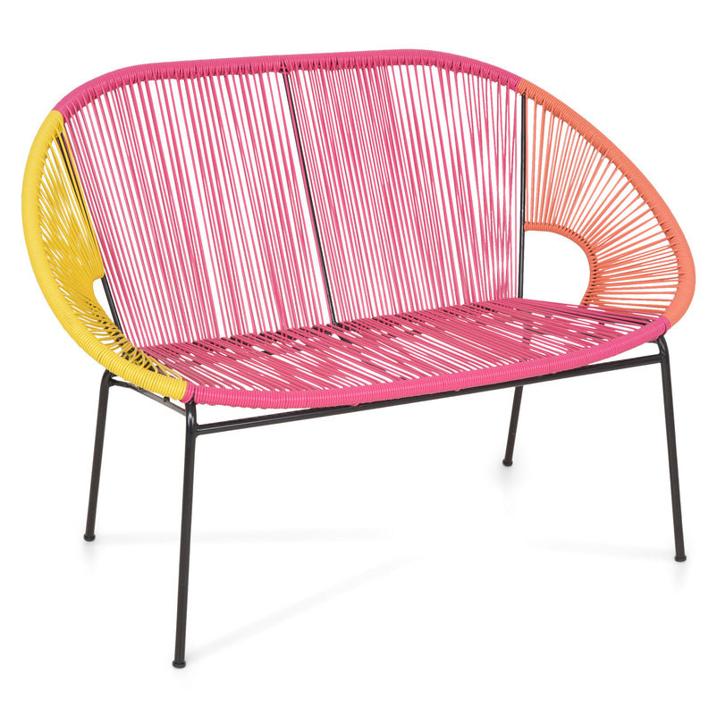 CORFU Set mobilier terasă/grădină 2 fotolii, canapea și măsuță